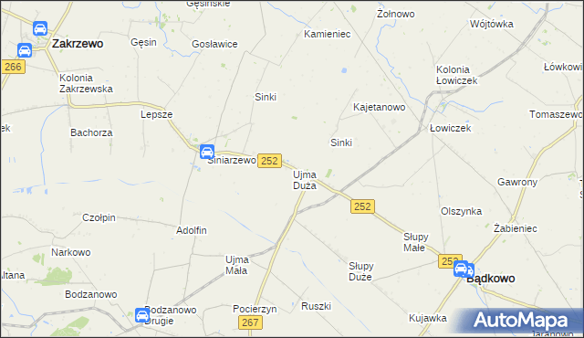 mapa Ujma Duża, Ujma Duża na mapie Targeo