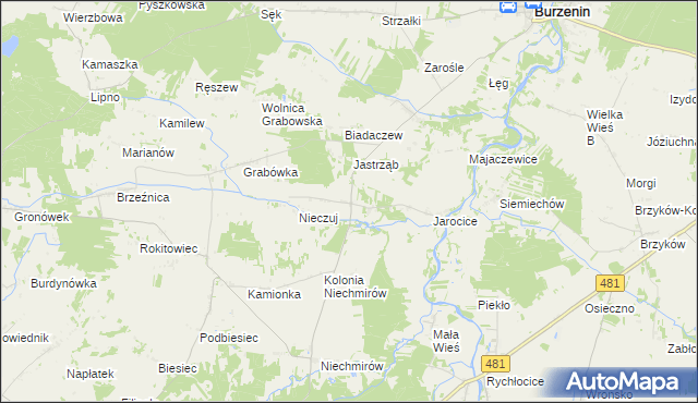 mapa Waszkowskie, Waszkowskie na mapie Targeo