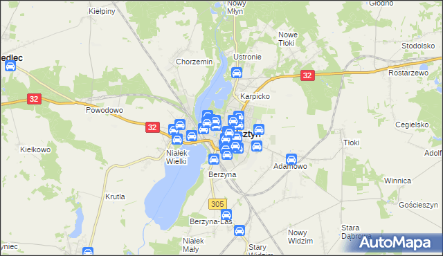 mapa Wolsztyn, Wolsztyn na mapie Targeo