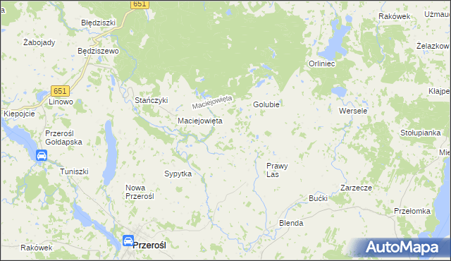 mapa Wysoki Garb, Wysoki Garb na mapie Targeo