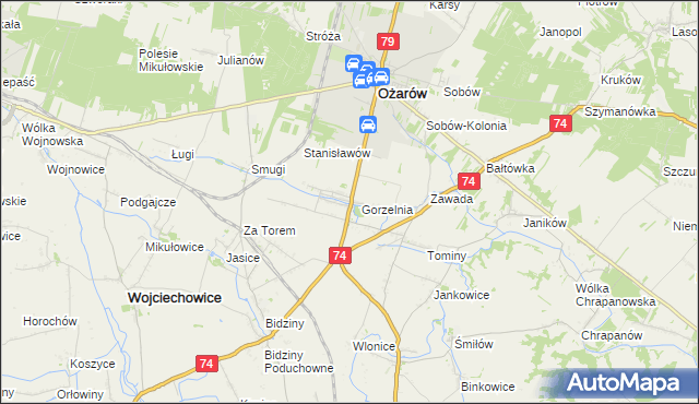 mapa Wyszmontów, Wyszmontów na mapie Targeo