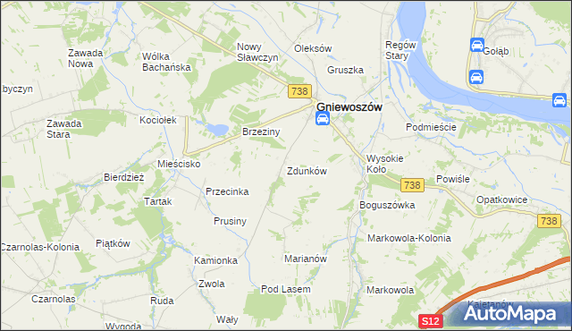 mapa Zdunków, Zdunków na mapie Targeo