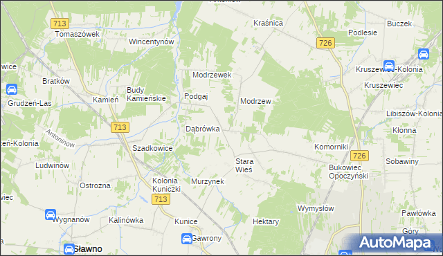 mapa Ziębów, Ziębów na mapie Targeo