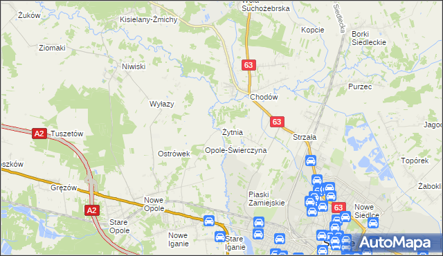 mapa Żytnia, Żytnia na mapie Targeo