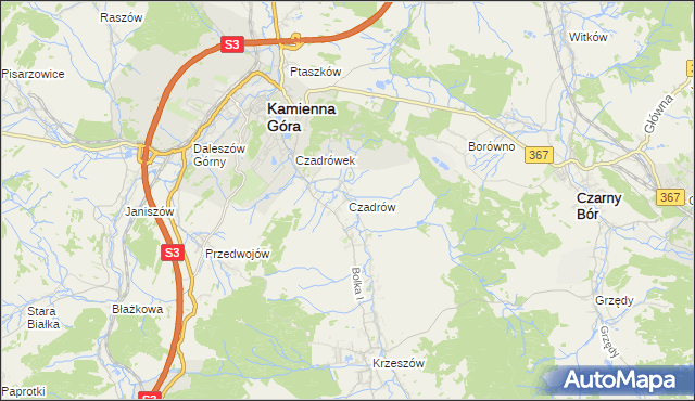 mapa Czadrów, Czadrów na mapie Targeo