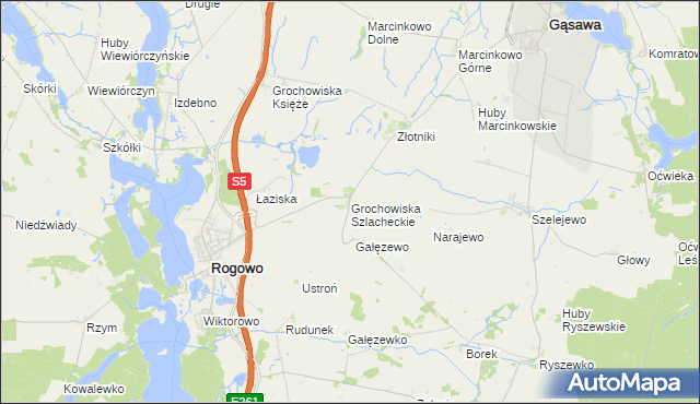 mapa Grochowiska Szlacheckie, Grochowiska Szlacheckie na mapie Targeo