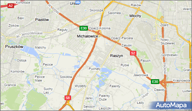 mapa Nowe Grocholice, Nowe Grocholice na mapie Targeo