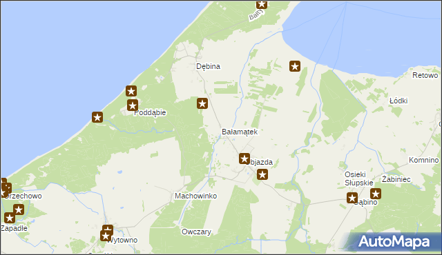 mapa Bałamątek, Bałamątek na mapie Targeo