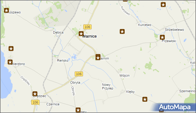 mapa Barnim, Barnim na mapie Targeo