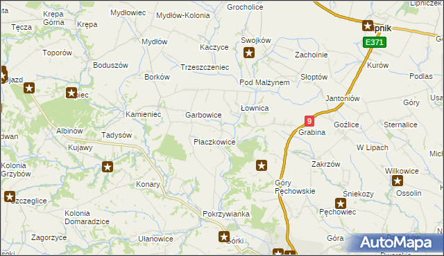 mapa Beradz, Beradz na mapie Targeo