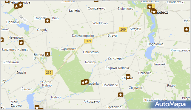 mapa Broniszewo gmina Przedecz, Broniszewo gmina Przedecz na mapie Targeo