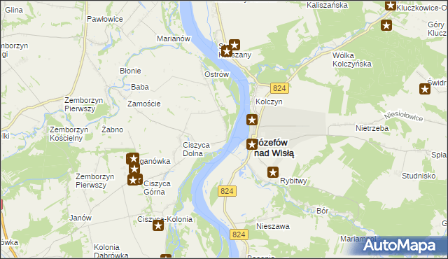 mapa Ciszyca Przewozowa, Ciszyca Przewozowa na mapie Targeo