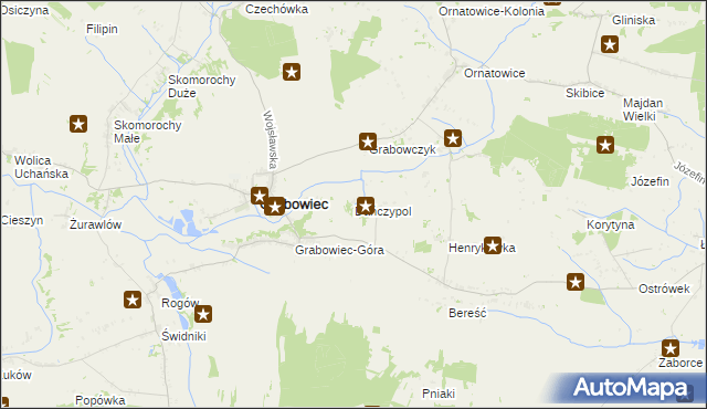 mapa Dańczypol, Dańczypol na mapie Targeo