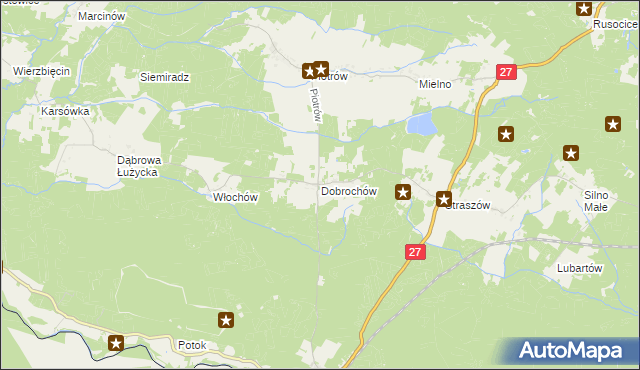 mapa Dobrochów, Dobrochów na mapie Targeo