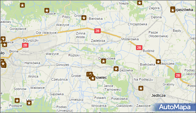 mapa Dobrucowa, Dobrucowa na mapie Targeo