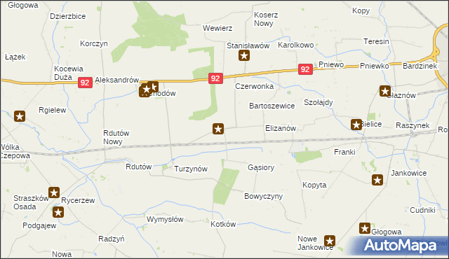 mapa Domaników, Domaników na mapie Targeo