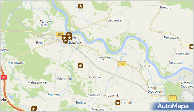 mapa Drogomil, Drogomil na mapie Targeo