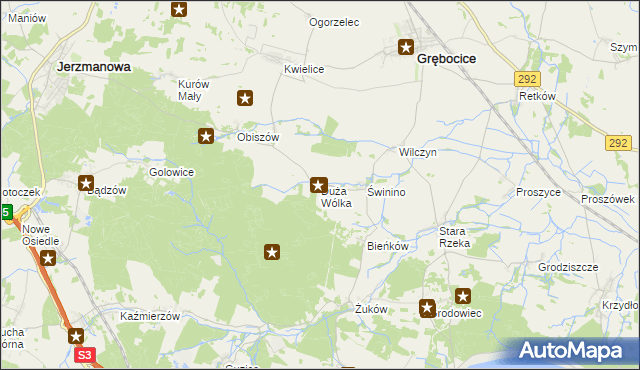 mapa Duża Wólka, Duża Wólka na mapie Targeo