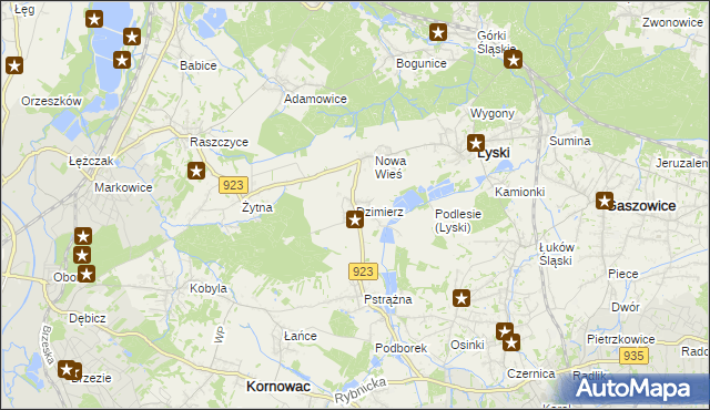 mapa Dzimierz, Dzimierz na mapie Targeo