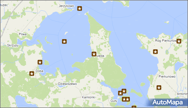 mapa Fuleda, Fuleda na mapie Targeo