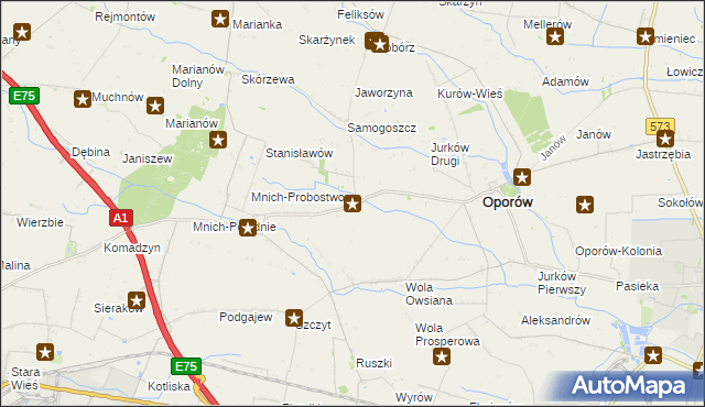 mapa Golędzkie, Golędzkie na mapie Targeo