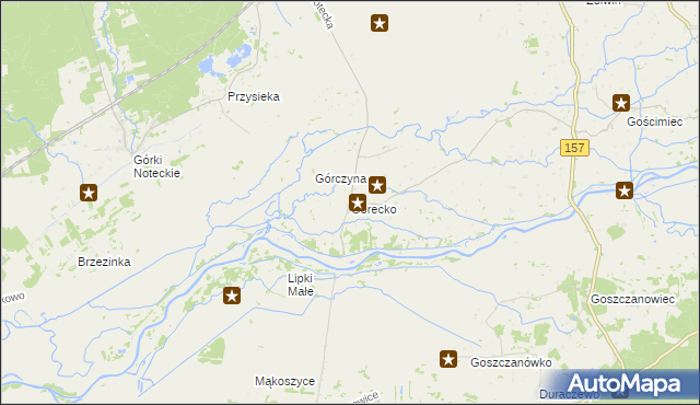 mapa Górecko, Górecko na mapie Targeo