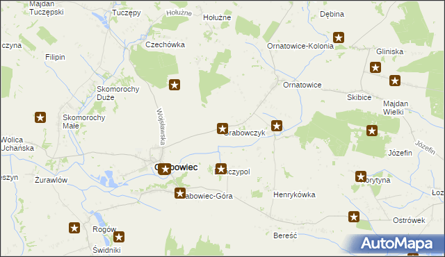 mapa Grabowczyk, Grabowczyk na mapie Targeo