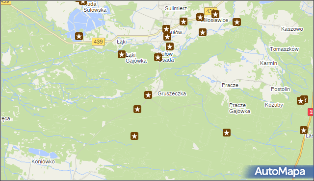 mapa Gruszeczka, Gruszeczka na mapie Targeo