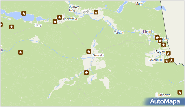 mapa Gruszki, Gruszki na mapie Targeo