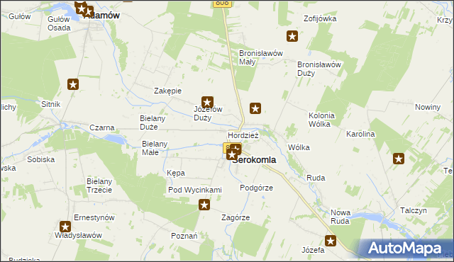 mapa Hordzież, Hordzież na mapie Targeo