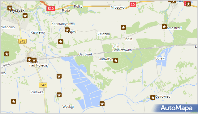 mapa Jadwiżyn gmina Sadki, Jadwiżyn gmina Sadki na mapie Targeo