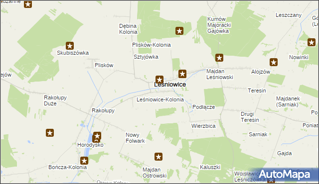 mapa Janówka gmina Leśniowice, Janówka gmina Leśniowice na mapie Targeo