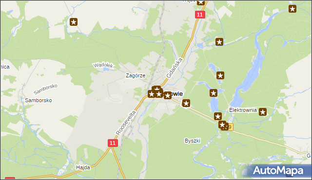 mapa Jastrowie, Jastrowie na mapie Targeo