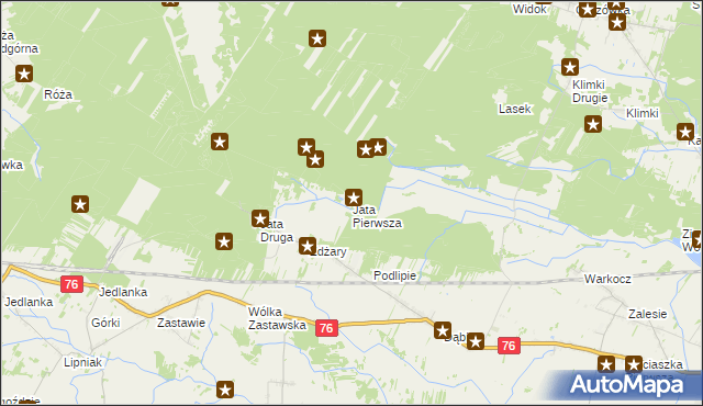 mapa Jata Pierwsza, Jata Pierwsza na mapie Targeo