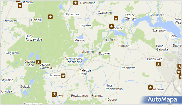 mapa Józefowo gmina Mogilno, Józefowo gmina Mogilno na mapie Targeo