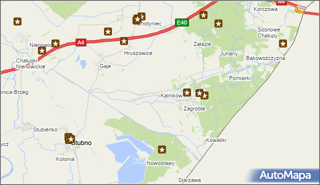 mapa Kalników, Kalników na mapie Targeo