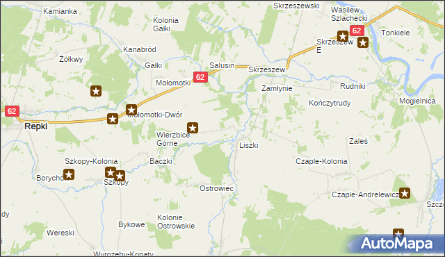 mapa Karskie, Karskie na mapie Targeo