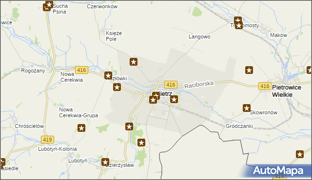 mapa Kietrz, Kietrz na mapie Targeo