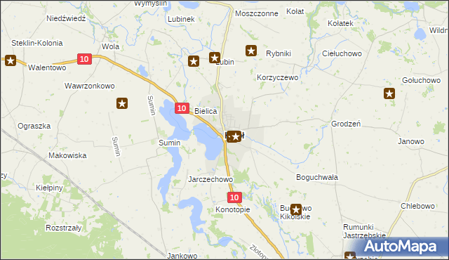 mapa Kikół, Kikół na mapie Targeo
