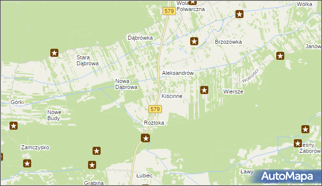 mapa Kiścinne, Kiścinne na mapie Targeo