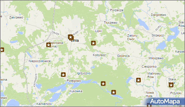 mapa Kobylasz, Kobylasz na mapie Targeo