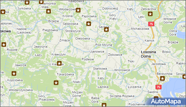 mapa Kobyłczyna, Kobyłczyna na mapie Targeo