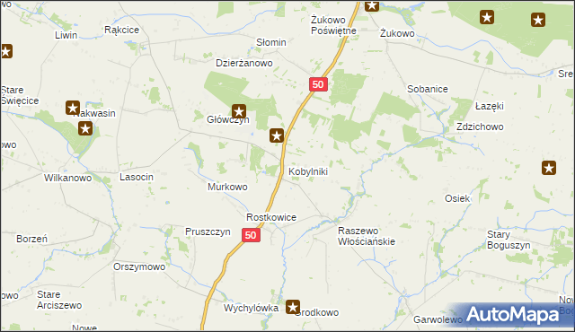 mapa Kobylniki gmina Wyszogród, Kobylniki gmina Wyszogród na mapie Targeo