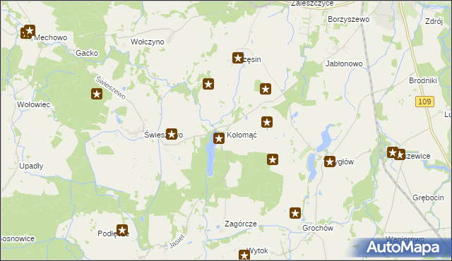 mapa Kołomąć, Kołomąć na mapie Targeo