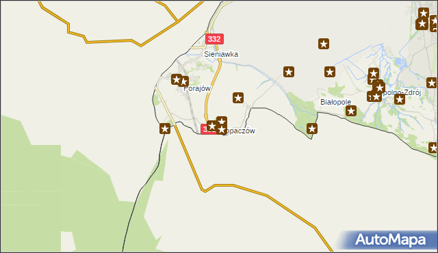 mapa Kopaczów, Kopaczów na mapie Targeo