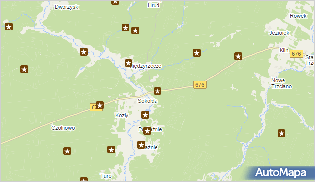 mapa Kopna Góra, Kopna Góra na mapie Targeo