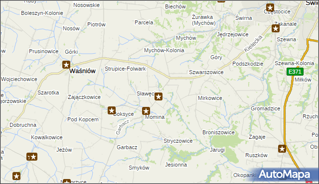 mapa Kosowice, Kosowice na mapie Targeo