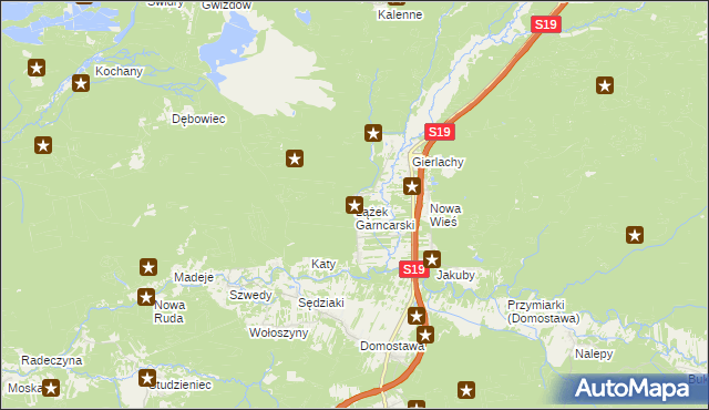 mapa Łążek Garncarski, Łążek Garncarski na mapie Targeo