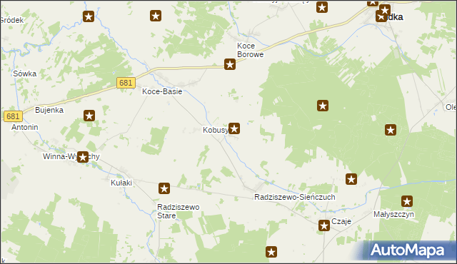 mapa Łempice gmina Ciechanowiec, Łempice gmina Ciechanowiec na mapie Targeo