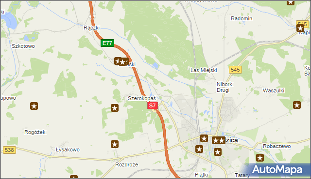 mapa Litwinki gmina Nidzica, Litwinki gmina Nidzica na mapie Targeo